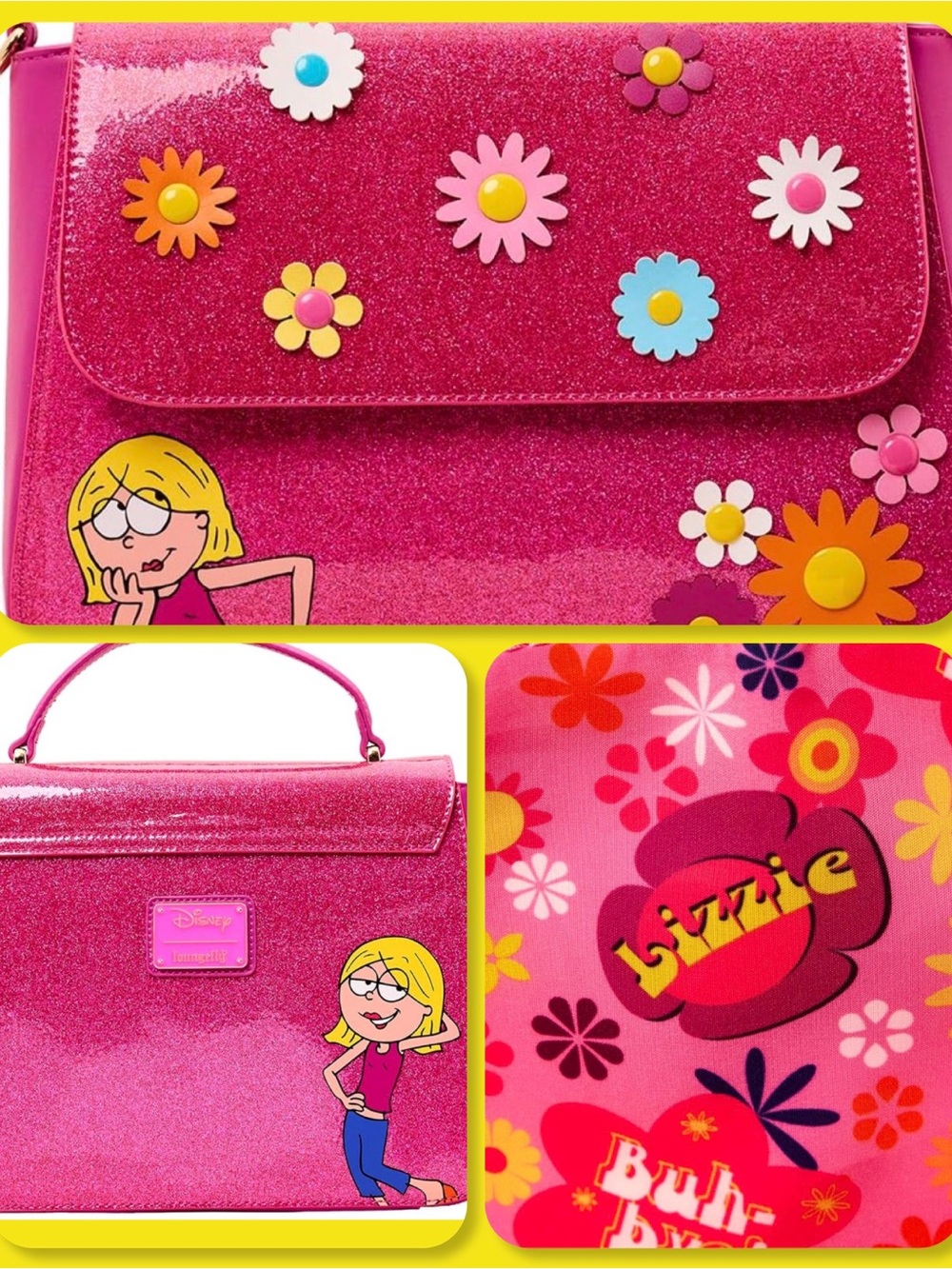 Exclusive Lizzie McGuire Loungefly Glitter Crossbody
